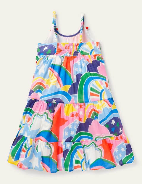 Robe à volants et pampilles - Arc-en-ciel étoile multi Robe à volants et pampilles - Arc-en-ciel étoile multi