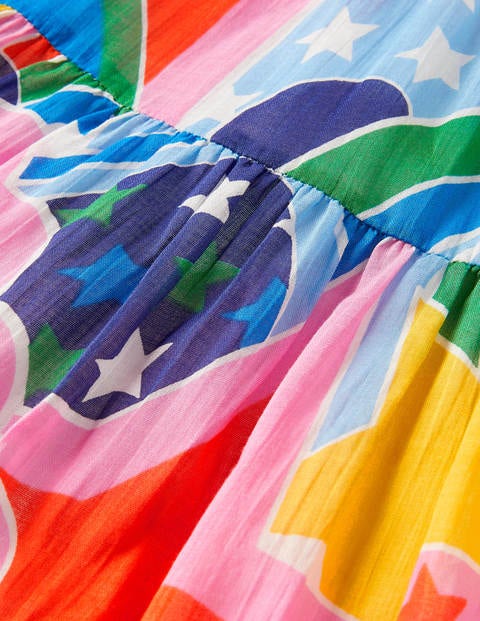 Robe à volants et pampilles - Arc-en-ciel étoile multi Robe à volants et pampilles - Arc-en-ciel étoile multi