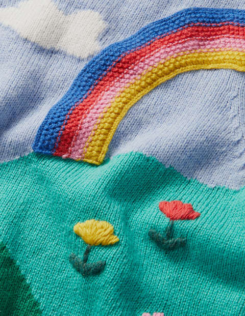 Pull à motif lapin - Lapin bleu glacé Pull à motif lapin - Lapin bleu glacé