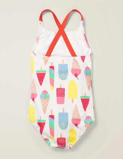 Cross-back Swimsuit - Multi Ice Creams Cross-back Swimsuit - Multi Ice Creams