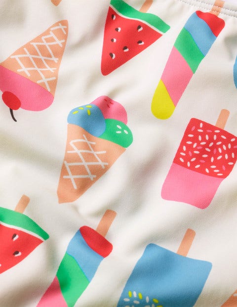 Cross-back Swimsuit - Multi Ice Creams Cross-back Swimsuit - Multi Ice Creams