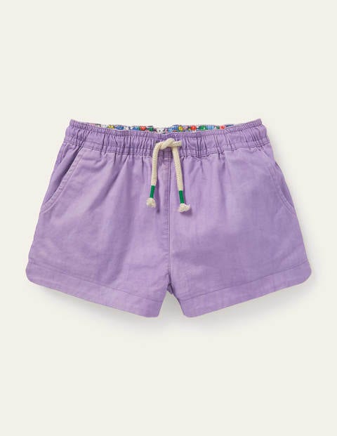 Shorts mit Herztaschen - Kühles Violett Shorts mit Herztaschen - Kühles Violett