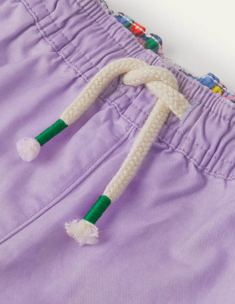 Shorts mit Herztaschen - Kühles Violett Shorts mit Herztaschen - Kühles Violett