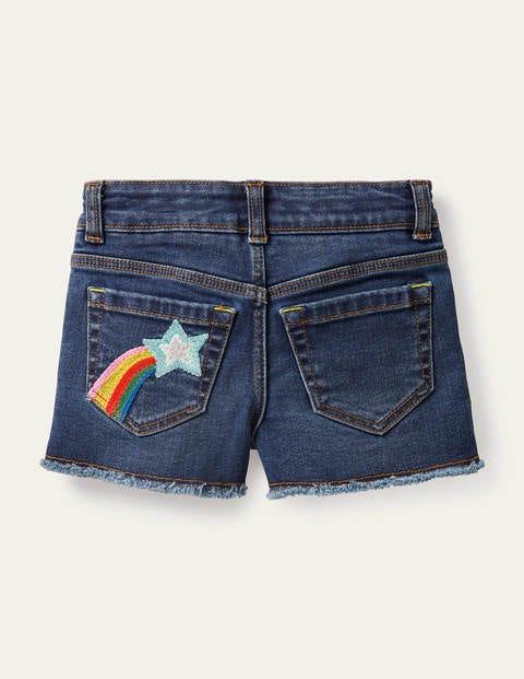 Denim Shorts - Mid Vintage Denim Stars