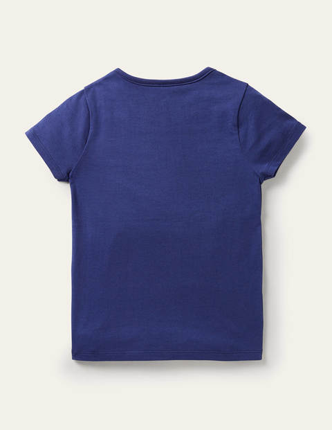 Big Appliqué T-shirt - Starboard Blue Mermaid Big Appliqué T-shirt - Starboard Blue Mermaid