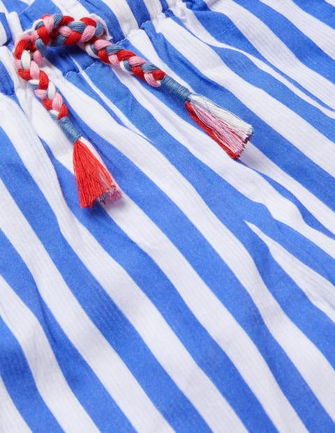 Printed Woven culottes - Elizabethan Blue/ White Printed Woven culottes - Elizabethan Blue/ White
