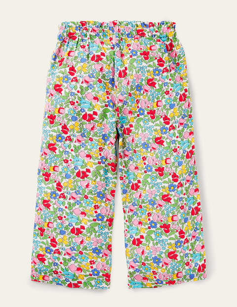 Printed Woven culottes - Multi Vintage Ditsy Floral Printed Woven culottes - Multi Vintage Ditsy Floral