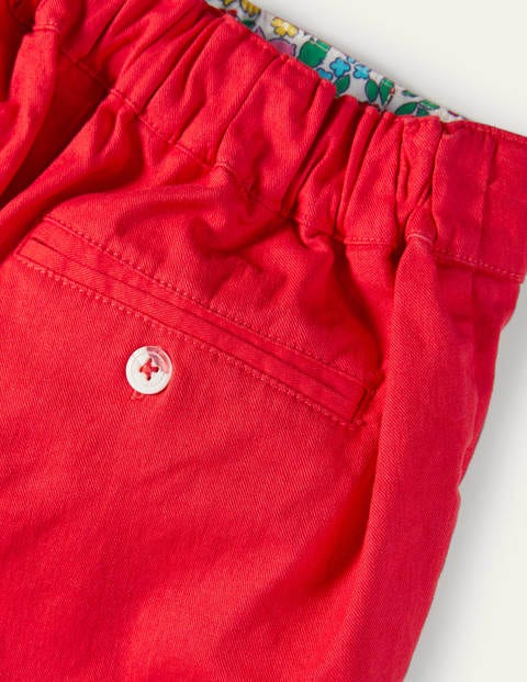 Button Detail Shorts - Strawberry Tart Button Detail Shorts - Strawberry Tart