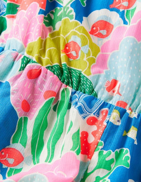 Fun Printed Romper - Multi Coral Reef Fun Printed Romper - Multi Coral Reef