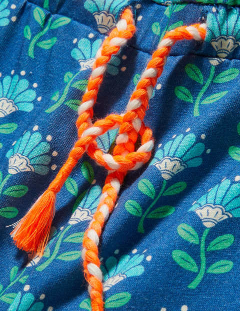 Jersey Tassel Tie Jumpsuit - Moroccan Blue Jersey Tassel Tie Jumpsuit - Moroccan Blue