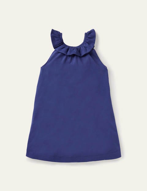 Mermaid Big Appliqué Dress - Starboard Blue Mermaid Mermaid Big Appliqué Dress - Starboard Blue Mermaid
