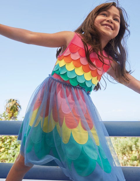 Rainbow Mermaid Jersey Dress - Lollipop ...