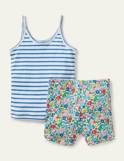 Tank Pajama Set - Multi Vintage Floral Tank Pajama Set - Multi Vintage Floral