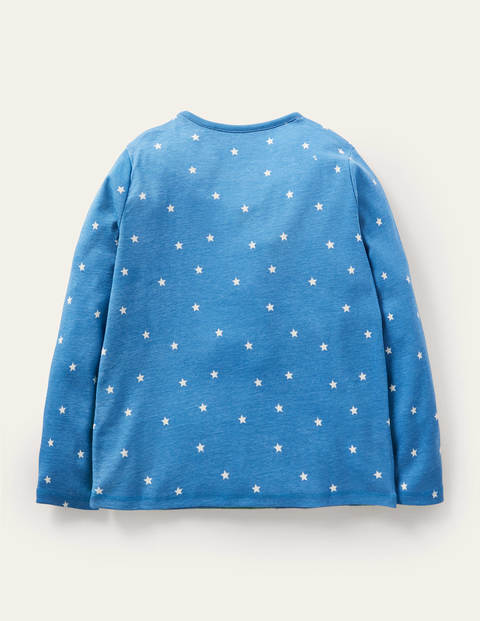 Glow-in-the-dark Scene T-shirt - Elizabethan Blue Campfire Glow-in-the-dark Scene T-shirt - Elizabethan Blue Campfire