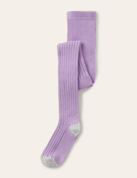 Ribbed Tights - Lilac Ribbed Tights - Lilac