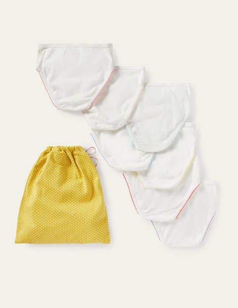 Unterhosen im 7er-Pack - Naturweiß, Blumen- und Haustiermuster Unterhosen im 7er-Pack - Naturweiß, Blumen- und Haustiermuster
