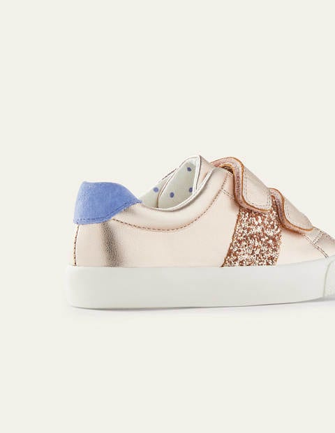 Fun Low Tops - Rose Gold Leather Fun Low Tops - Rose Gold Leather