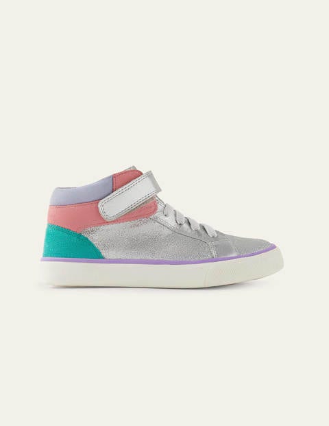 Glitter High Tops - Silver Sparkle Glitter High Tops - Silver Sparkle
