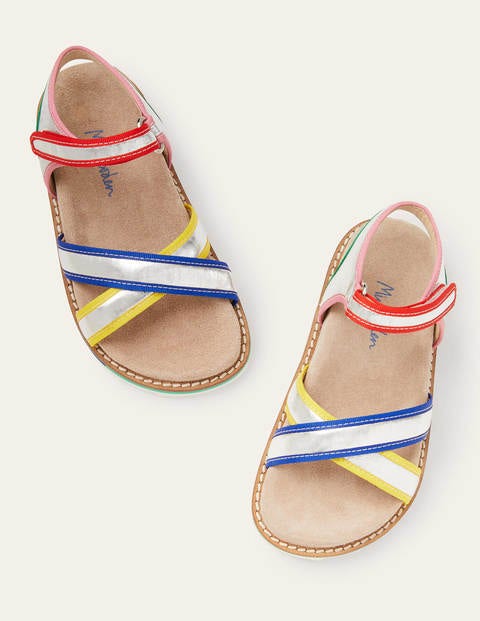 rainbow coloured sandals