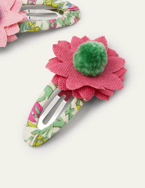 Haarclips im 3er-Pack - Bunt, Blumenmuster Haarclips im 3er-Pack - Bunt, Blumenmuster