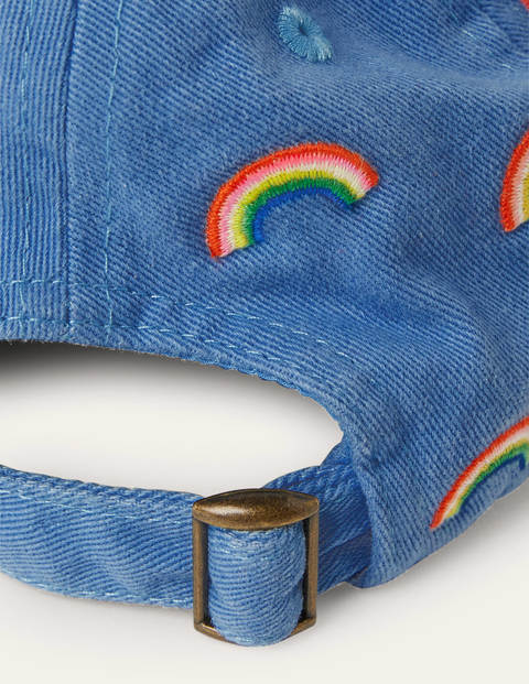 Casquette brodée - Arc-en-ciel bleu élisabéthain Casquette brodée - Arc-en-ciel bleu élisabéthain