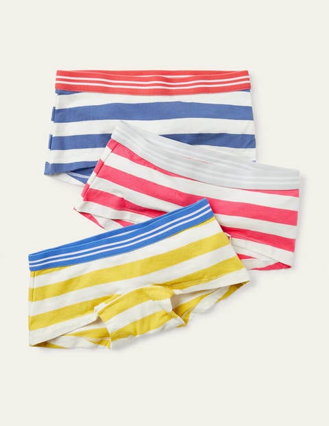 Shorties 3 Pack - Ivory/Multi Shorties 3 Pack - Ivory/Multi
