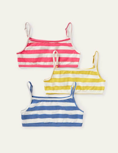 Crop Tops 3 Pack - Ivory/Multi Crop Tops 3 Pack - Ivory/Multi