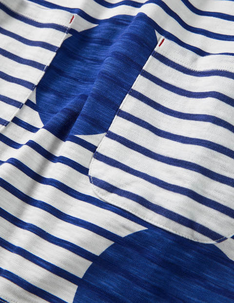 Fun Pocket Jersey Dress - Starboard Blue Jumbo Spot Fun Pocket Jersey Dress - Starboard Blue Jumbo Spot