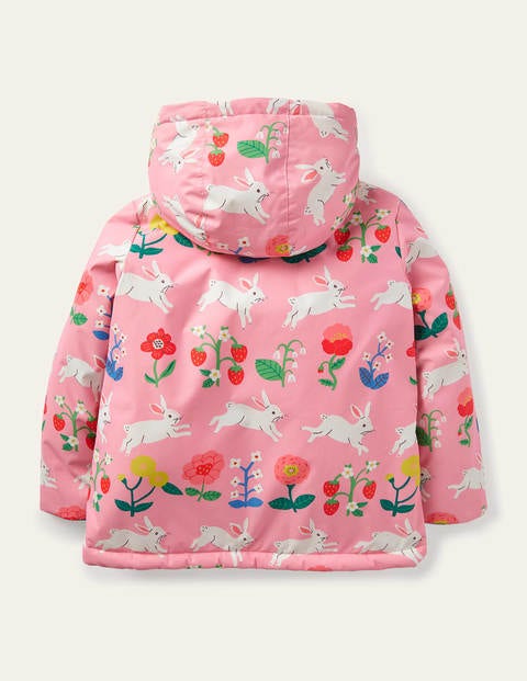pink sherpa lined anorak