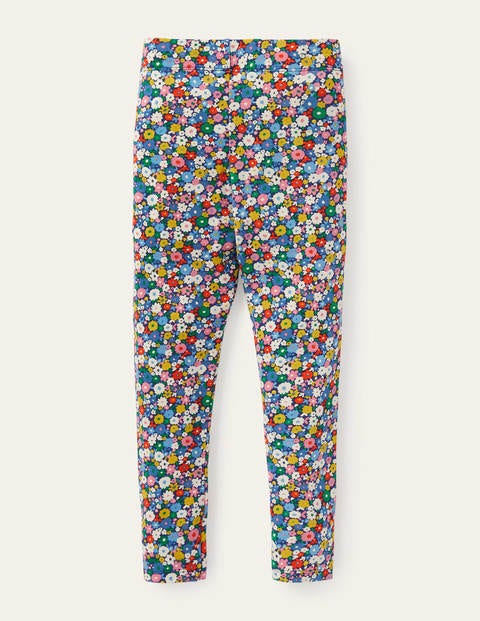 Fun Leggings - Elizabethan Blue Flowerpatch Fun Leggings - Elizabethan Blue Flowerpatch
