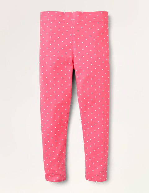 Fun Leggings - Bright Camelia Pink/Ivory Spot Fun Leggings - Bright Camelia Pink/Ivory Spot
