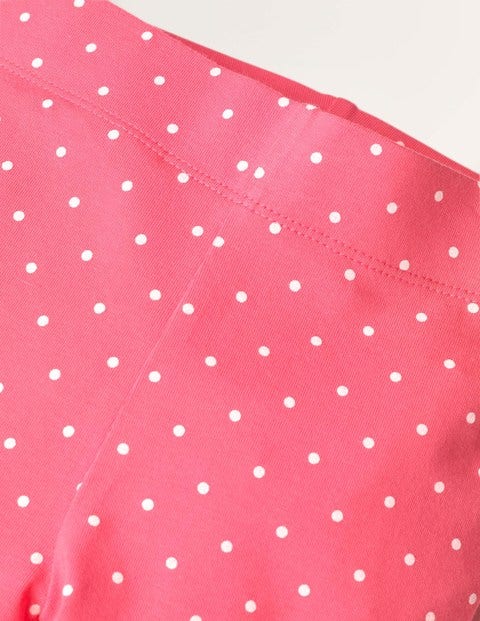 Fun Leggings - Bright Camelia Pink/Ivory Spot Fun Leggings - Bright Camelia Pink/Ivory Spot