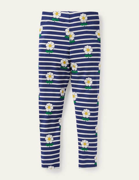 Fun Leggings - Starboard Blue/ Ivory Daisy Fun Leggings - Starboard Blue/ Ivory Daisy
