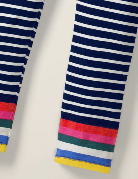Fun Leggings - College Navy/ Ivory Rainbow Fun Leggings - College Navy/ Ivory Rainbow
