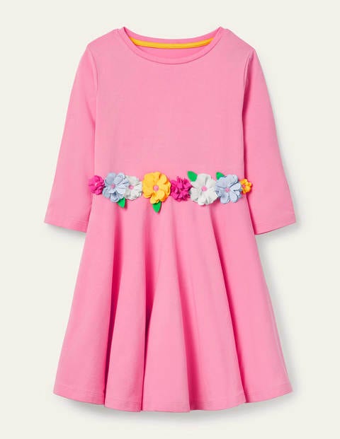 Flutter Flower Twirly Dress - Pink Lemonade Flowers Flutter Flower Twirly Dress - Pink Lemonade Flowers