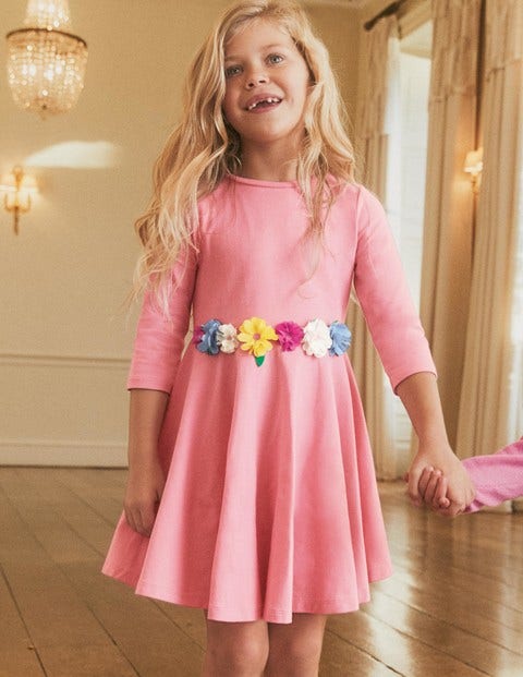 Flutter Flower Twirly Dress - Pink Lemonade Flowers Flutter Flower Twirly Dress - Pink Lemonade Flowers