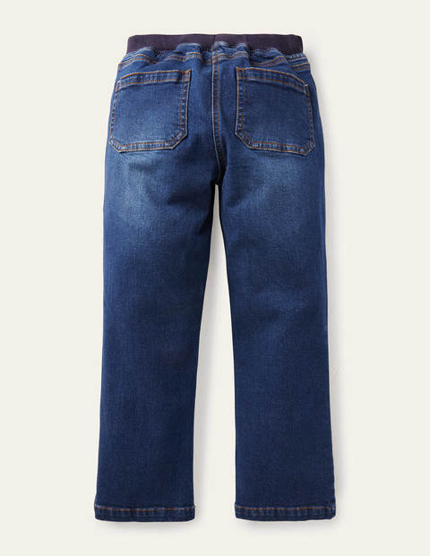 Fröhliche Häschen-Jeans - Mittleres Vintageblau, Tiere Fröhliche Häschen-Jeans - Mittleres Vintageblau, Tiere