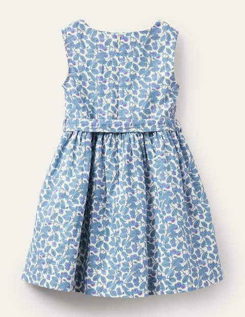 Vintage-Kleid - Naturweiß/Heidelbeere Vintage-Kleid - Naturweiß/Heidelbeere