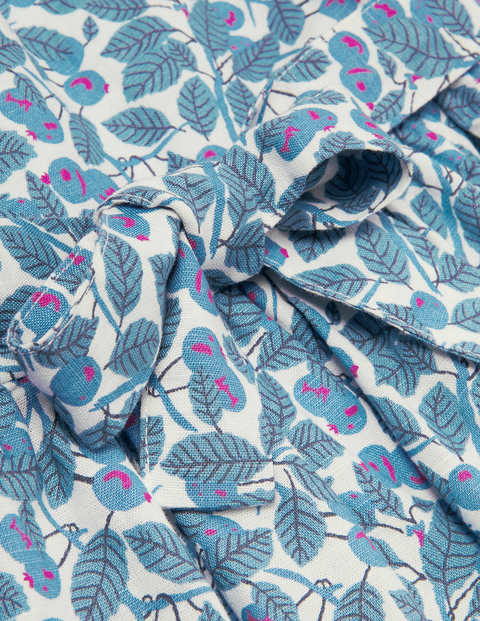 Vintage-Kleid - Naturweiß/Heidelbeere Vintage-Kleid - Naturweiß/Heidelbeere