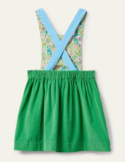 Scene Dungaree Dress - Iguana Green House Scene Scene Dungaree Dress - Iguana Green House Scene