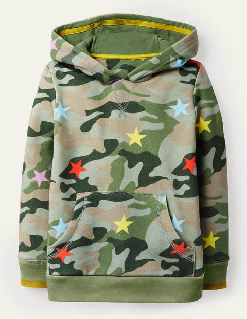 Camo Star Print Hoodie - Multi Camo Star Camo Star Print Hoodie - Multi Camo Star
