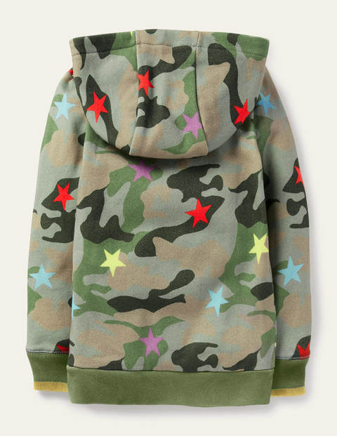 Camo Star Print Hoodie - Multi Camo Star Camo Star Print Hoodie - Multi Camo Star