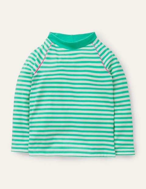 Long-sleeved Rash Guard - Light Green/ Ivory Long-sleeved Rash Guard - Light Green/ Ivory