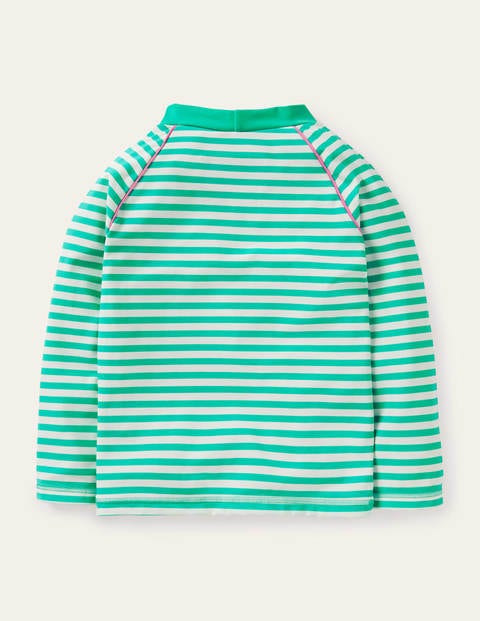 Long-sleeved Rash Guard - Light Green/ Ivory Long-sleeved Rash Guard - Light Green/ Ivory