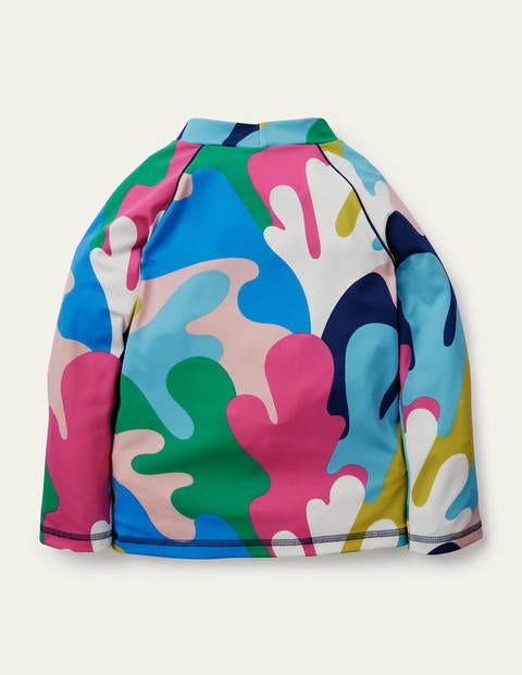 Long-sleeved Rash Guard - Multi Coral Camo Long-sleeved Rash Guard - Multi Coral Camo