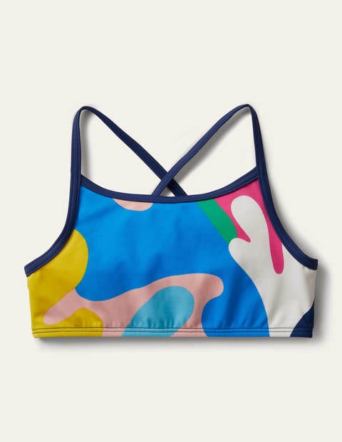 Patterned Bikini Top - Multi Coral Camo Patterned Bikini Top - Multi Coral Camo