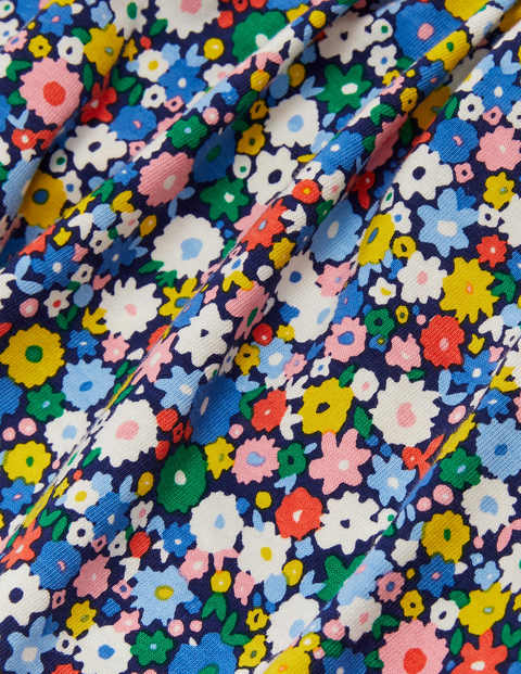 Jersey Skort - Elizabethan Blue Flowerpatch Jersey Skort - Elizabethan Blue Flowerpatch