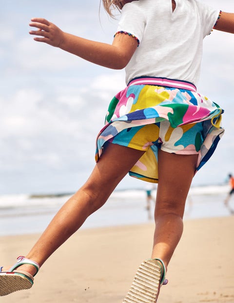 Jersey Skort - Multi Coral Camo Jersey Skort - Multi Coral Camo