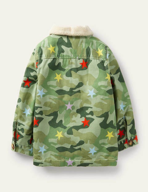 Cosy Camo Borg-Lined Jacket - Multi Camo Star Cosy Camo Borg-Lined Jacket - Multi Camo Star