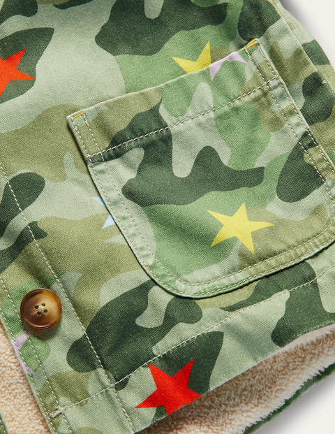Cosy Camo Borg-Lined Jacket - Multi Camo Star Cosy Camo Borg-Lined Jacket - Multi Camo Star
